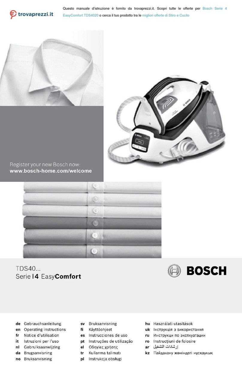 Bosch EasyComfort TDS4020 User manual