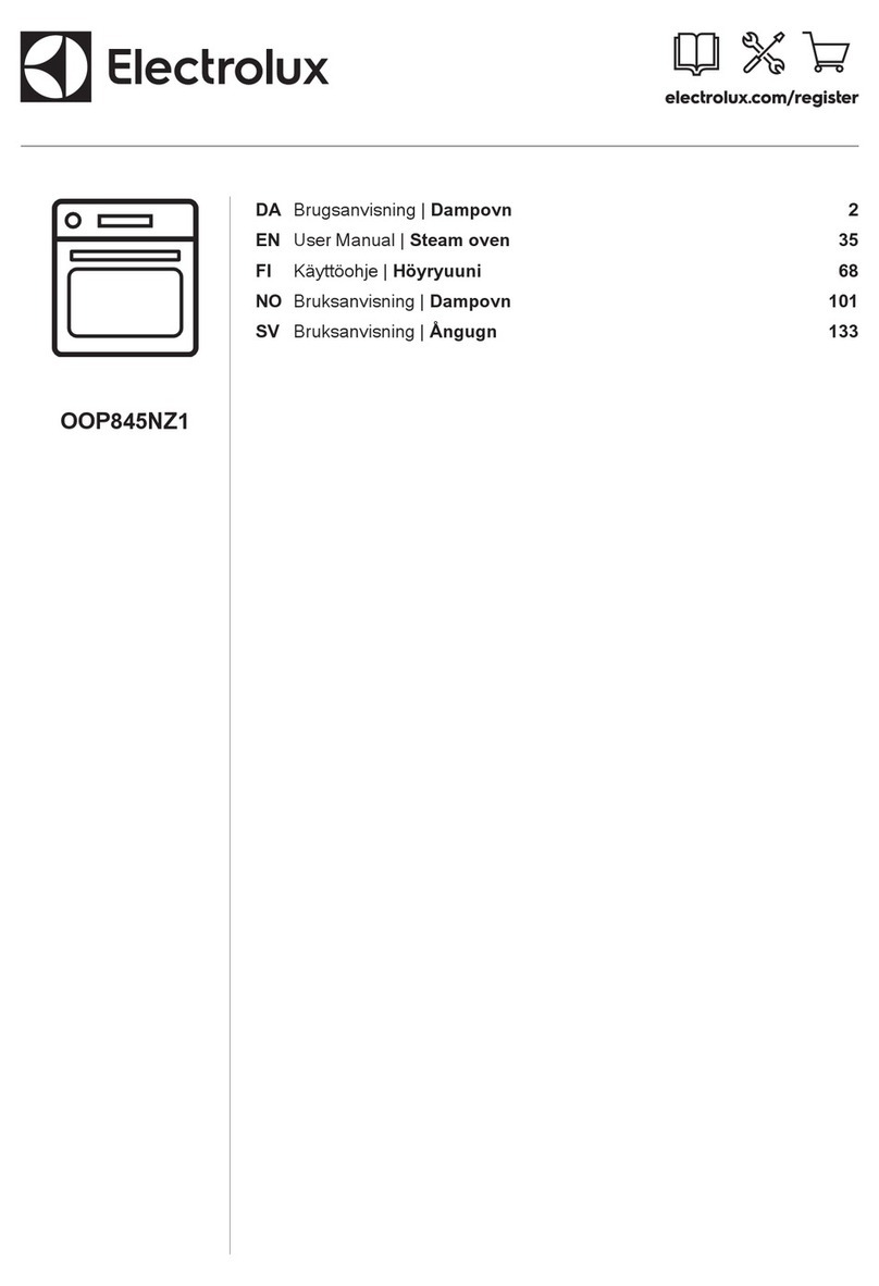 Electrolux OOP845NZ1 user manual