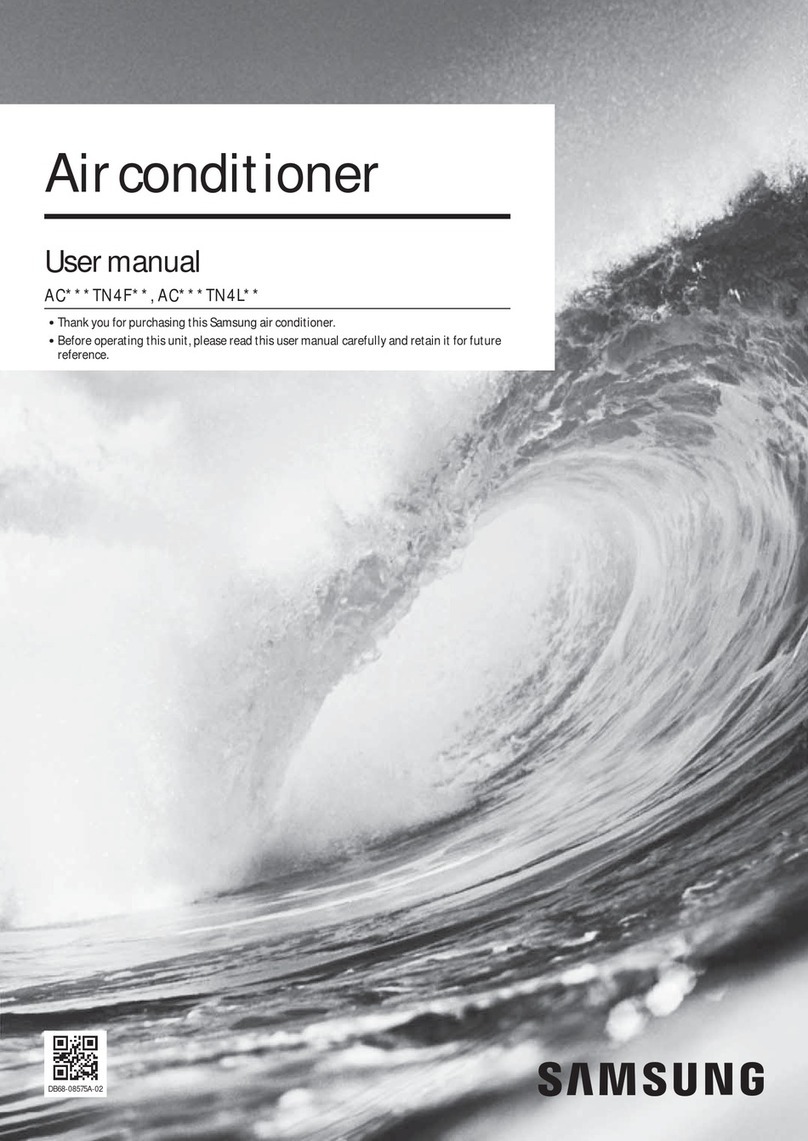 Samsung AC TN4F Series User manual Samsung AC TN4F Series User manual