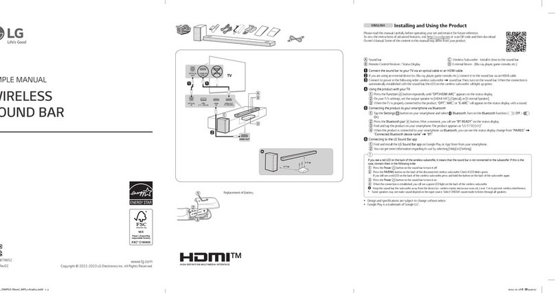 LG S75Q Specification sheet