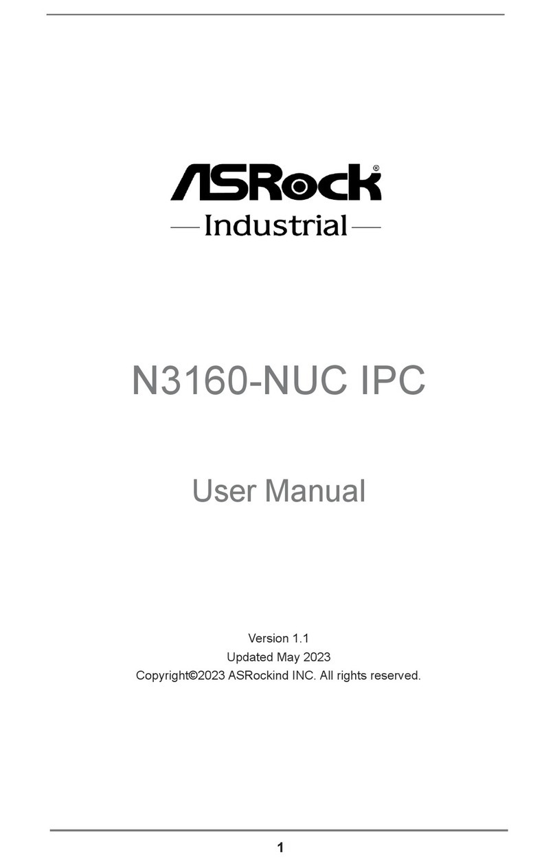 ASRock Industrial N3160-NUC IPC user manual