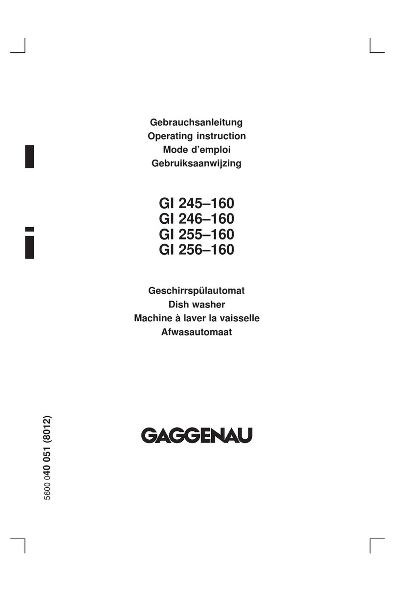 Gaggenau GI 245-160 User manual