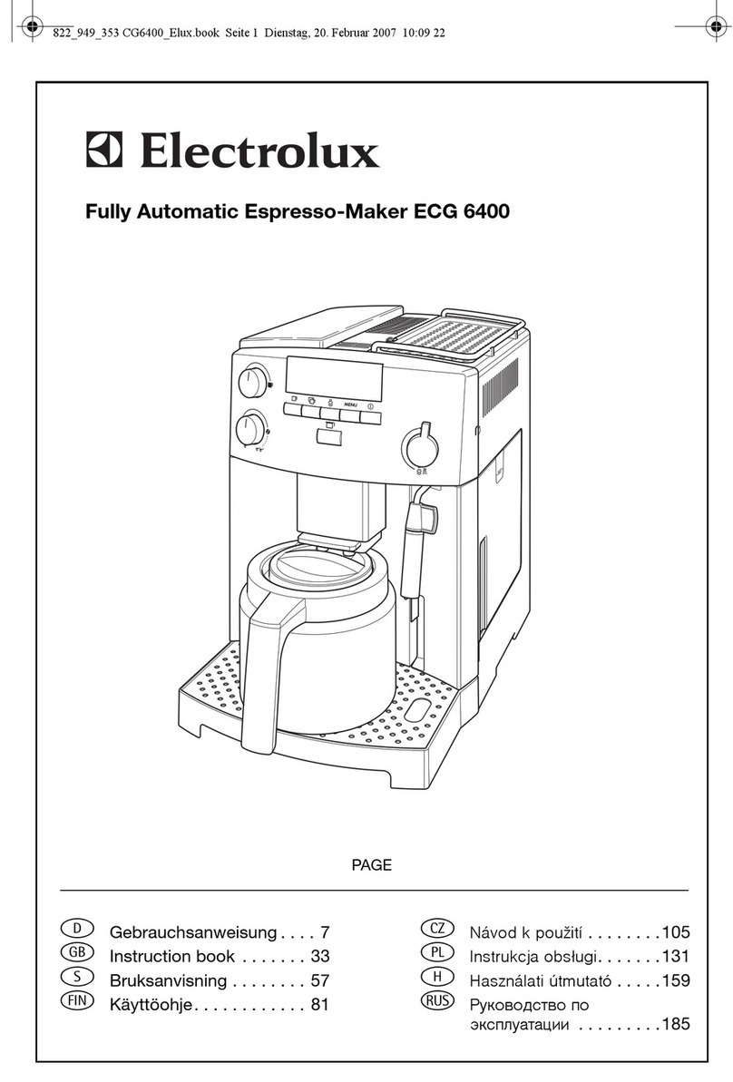 Electrolux ECG6400 Instruction book