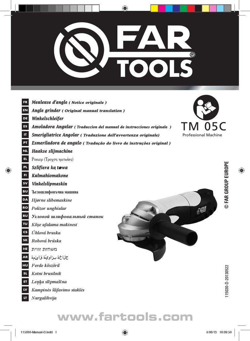 Far Tools TM 05C Use and care manual