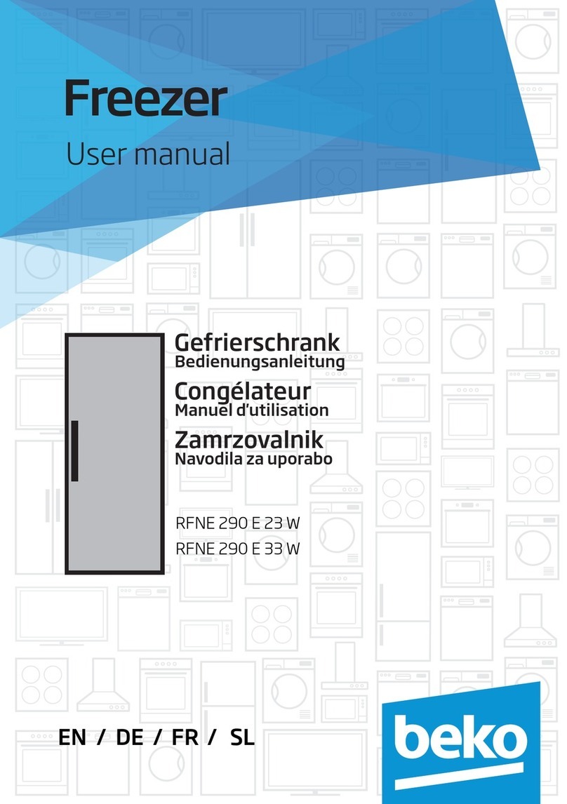 Beko RFNE 290 E 23 W User manual Beko RFNE 290 E 23 W User manual