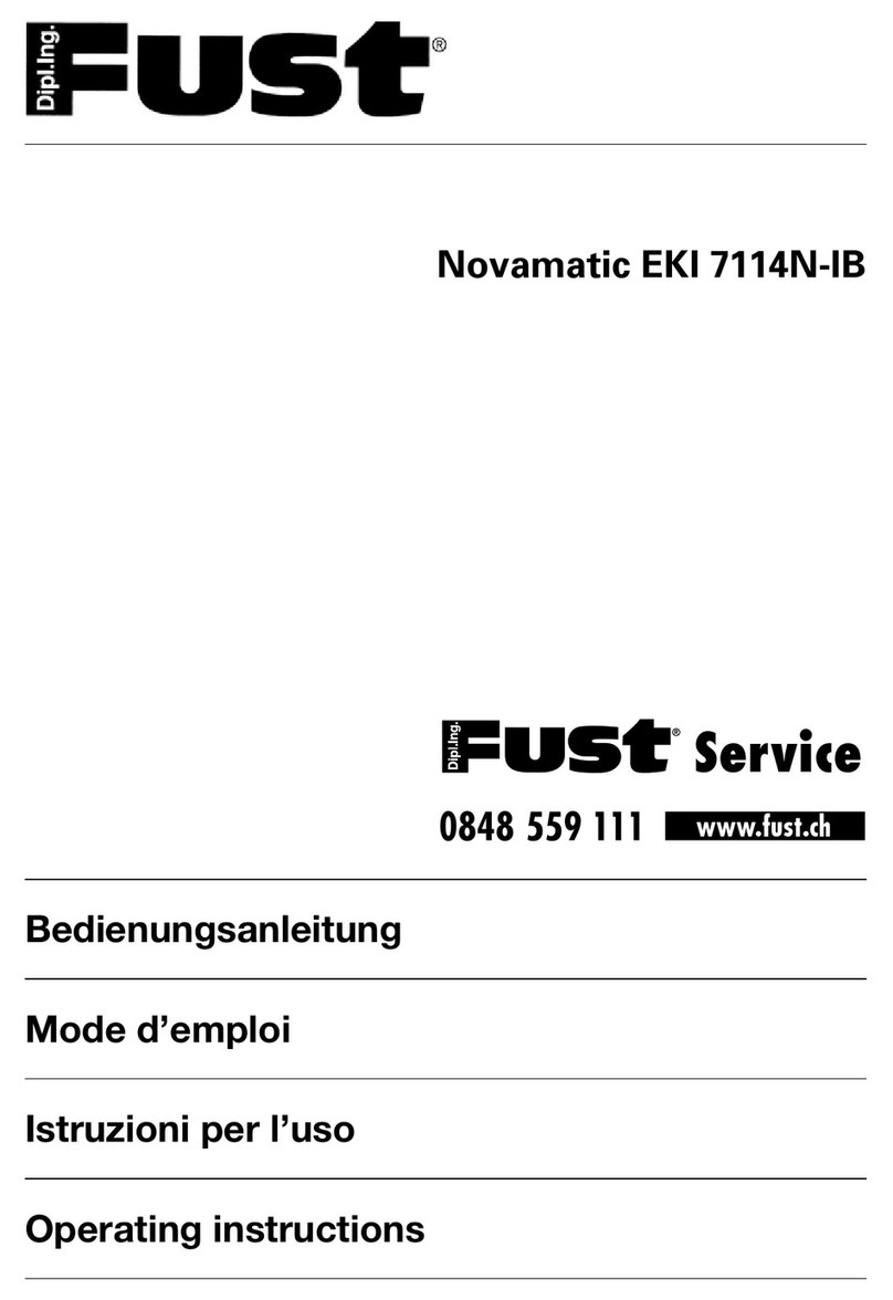 FUST Novamatic EKI 7114N-IB operating instructions