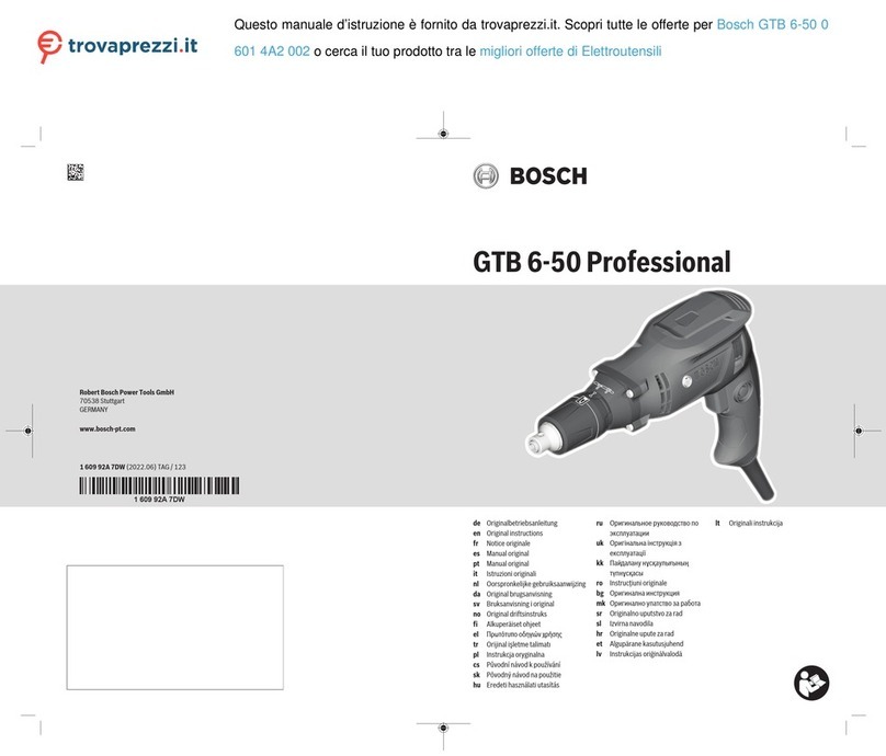 Bosch 0 601 4A2 002 User manual