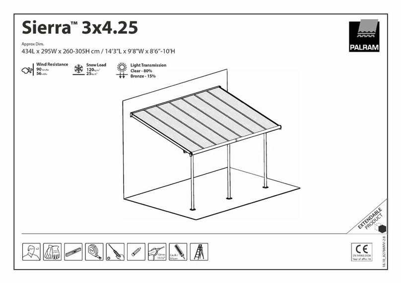Palram SIerra 3x4.25 User manual