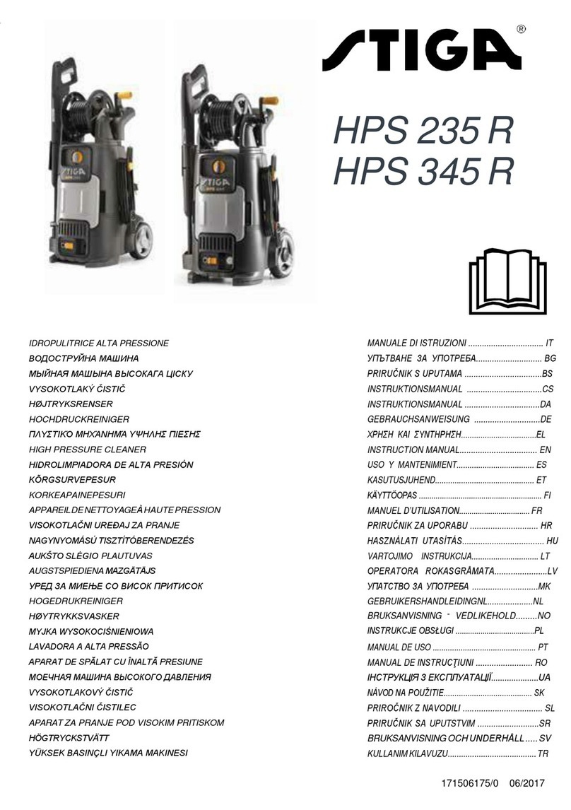 Stiga HPS 345 R instruction manual