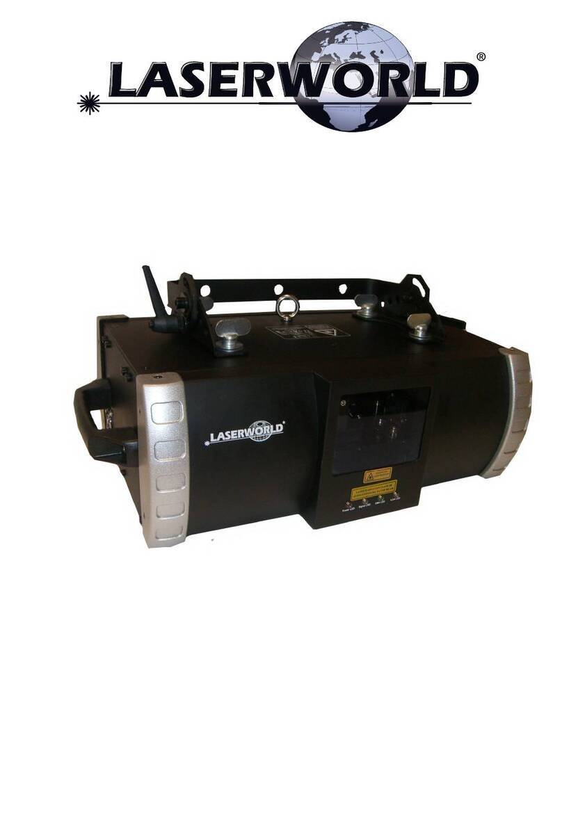 Laserworld RS 800 G manual