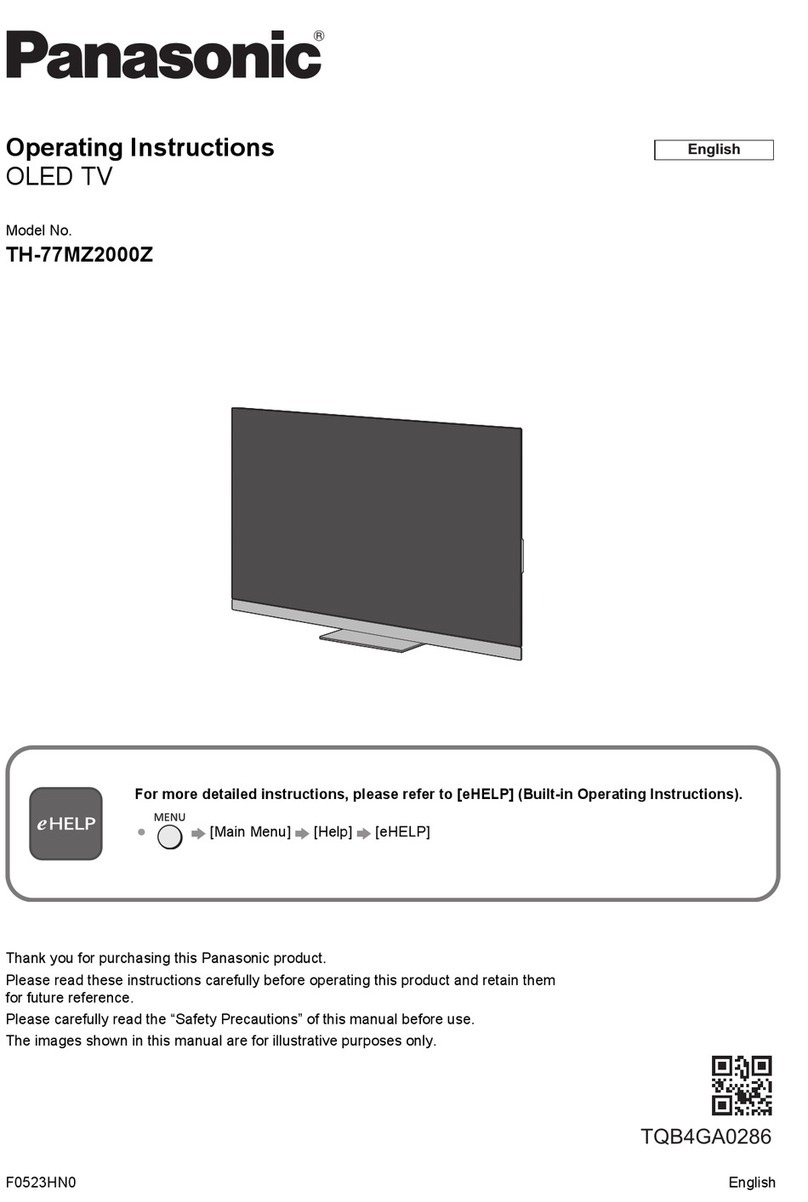 Panasonic TH-77MZ2000Z operating instructions