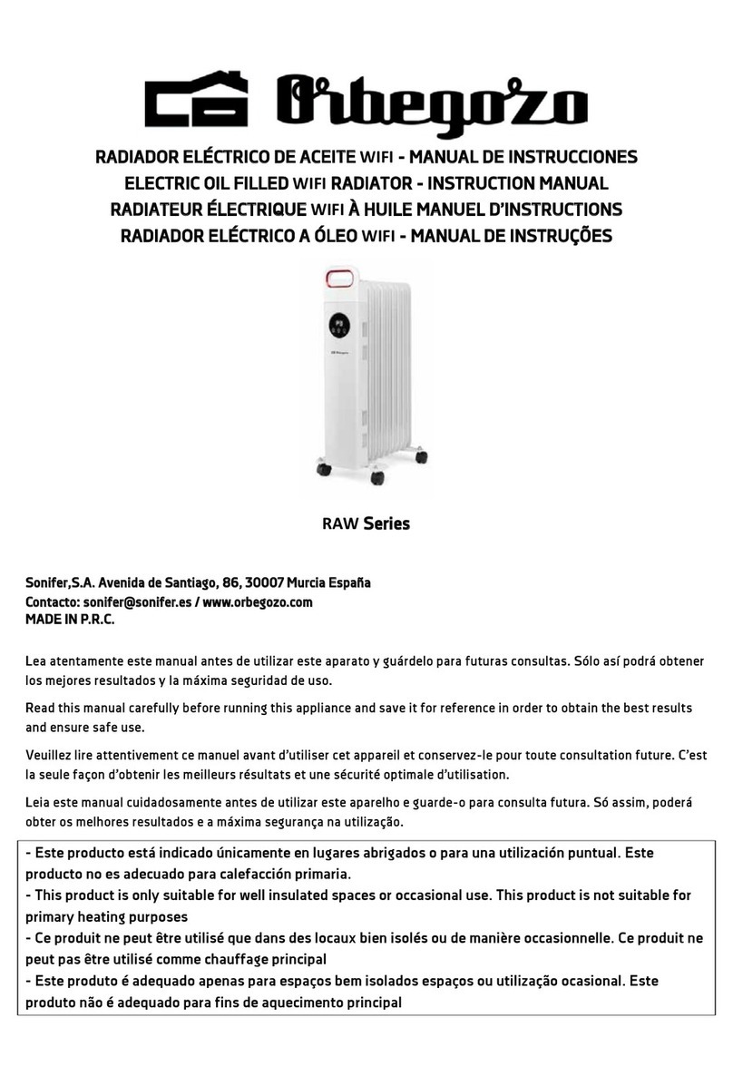 Orbegozo RAW Series User manual