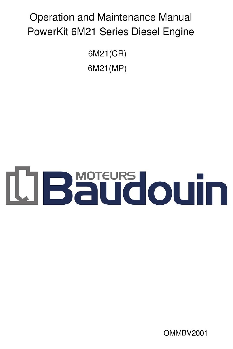 Baudouin PowerKit 6M21 Series Operation and maintenance manual