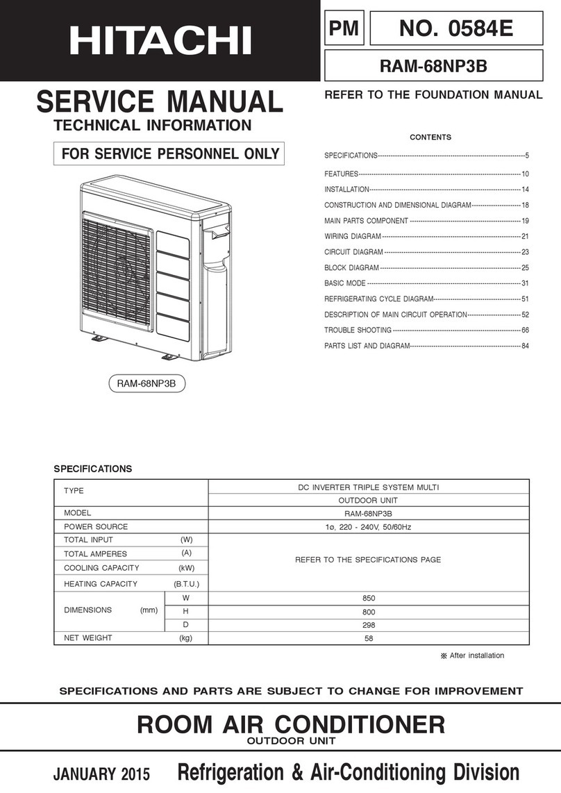 Hitachi 0584E User manual
