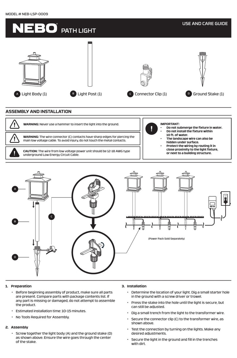 NEBO NEB-LSP-0009 User manual