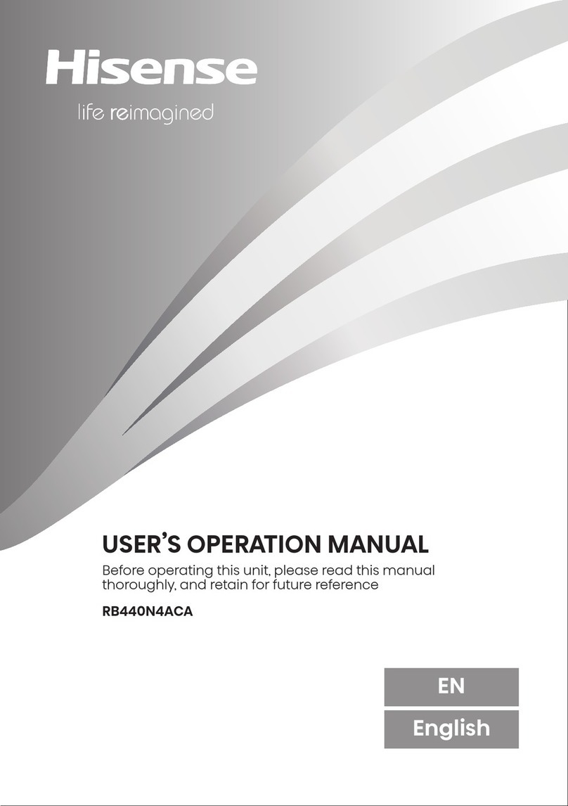 Hisense RB440N4ACA User's operation manual