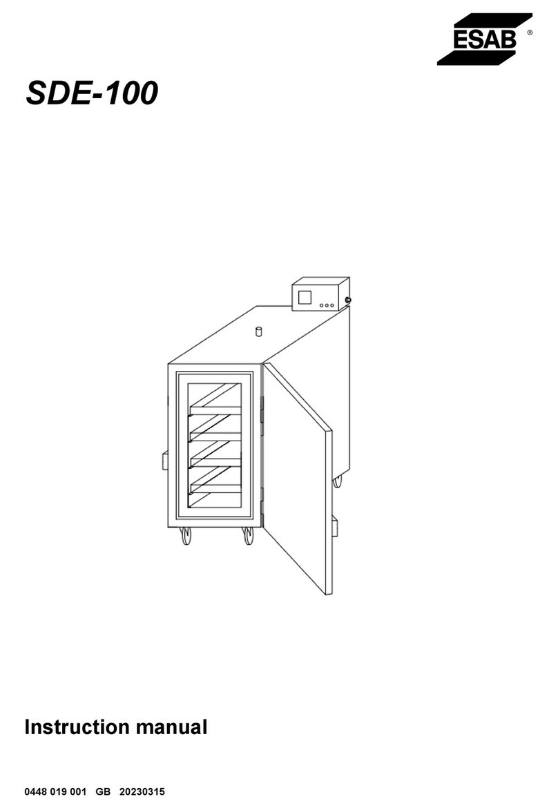 ESAB SDE-100 instruction manual