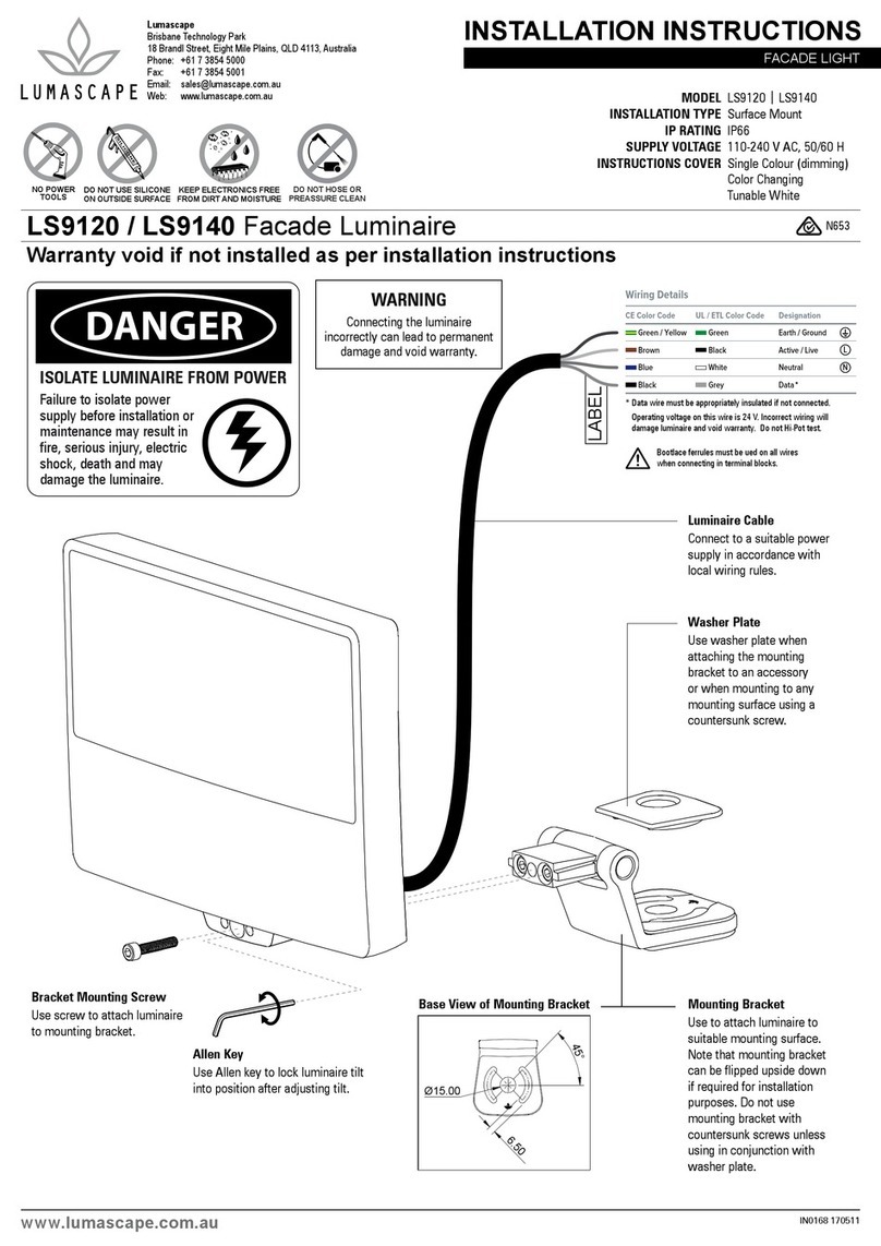Lumascape LS9120 installation instructions