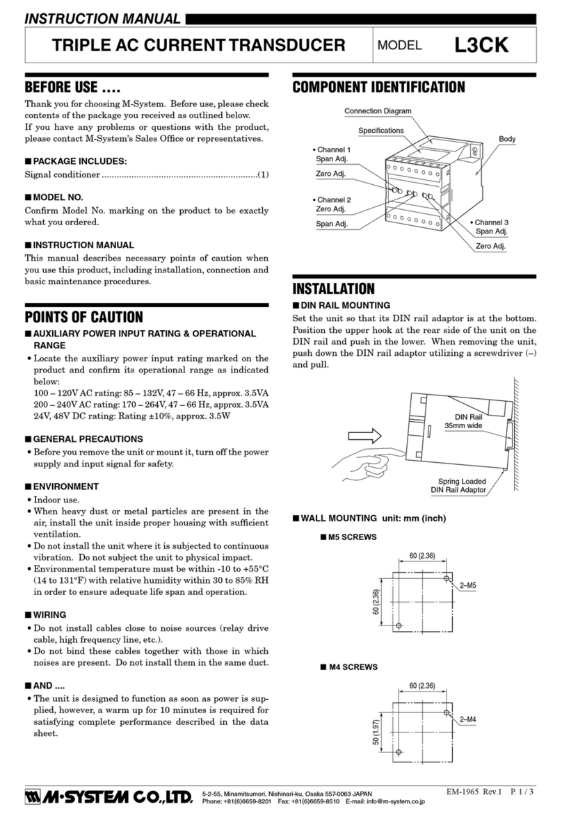 M-system L3CK User manual
