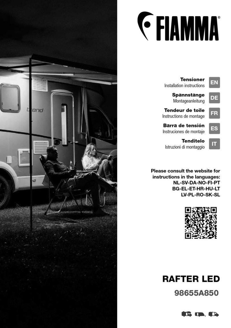 Fiamma 98655A850 User manual