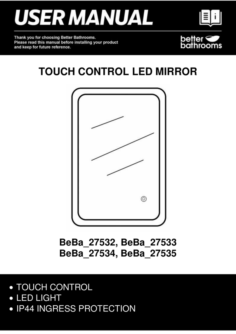 Better Bathrooms BeBa 27532 user manual Better Bathrooms BeBa 27532 user manual