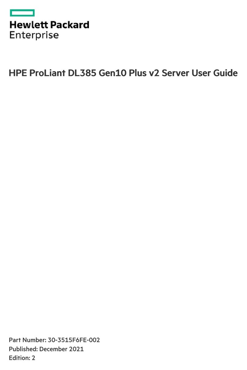 Hewlett Packard Enterprise HPE ProLiant DL385 Gen10 Plus User manual Hewlett Packard Enterprise HPE ProLiant DL385 Gen10 Plus User manual