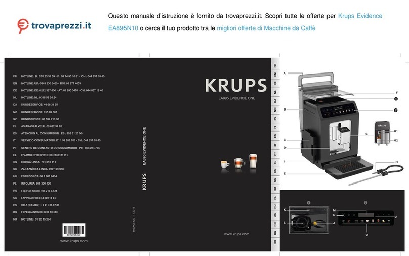 Krups EA895 EVIDENCE ONE User manual
