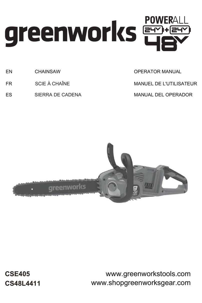 GreenWorks CSE405 User manual