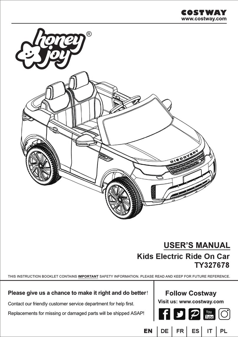 Costway honey joy TY327678 User manual Costway honey joy TY327678 User manual