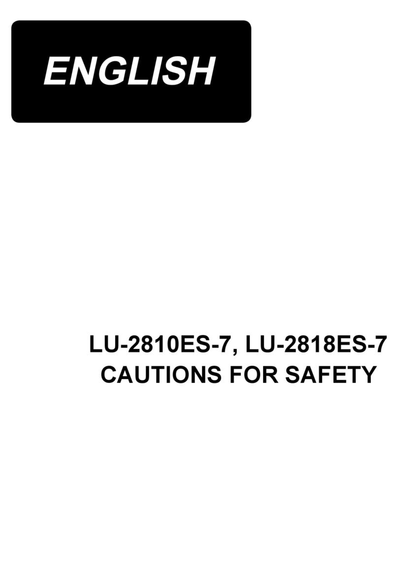 JUKI LU-2810ES-7 User manual