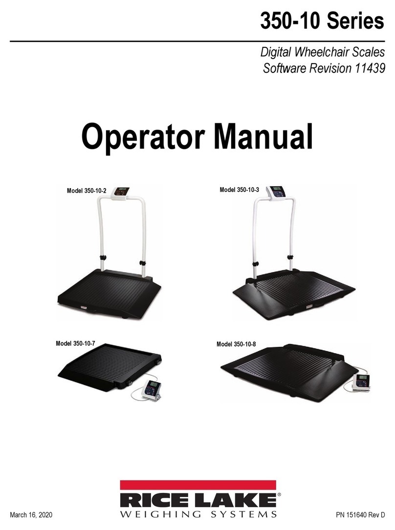 Rice Lake 350-10-3 User manual
