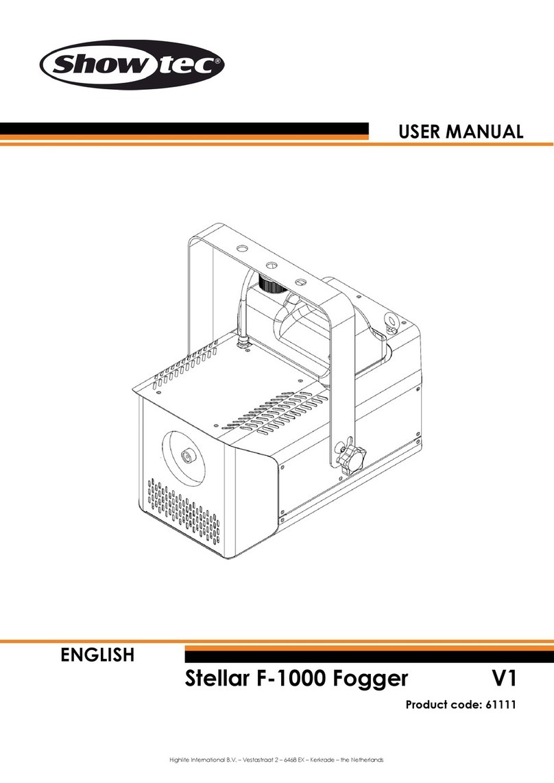 Show Tec Stellar F-1000 user manual