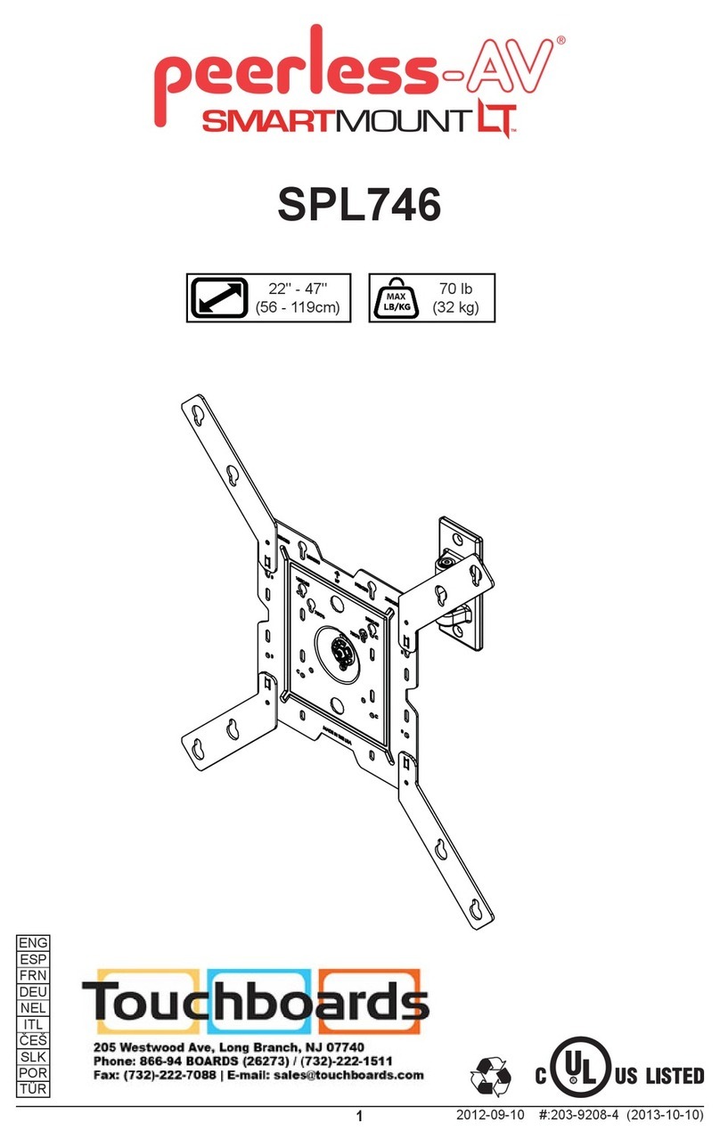 peerless-AV SPL746 User manual