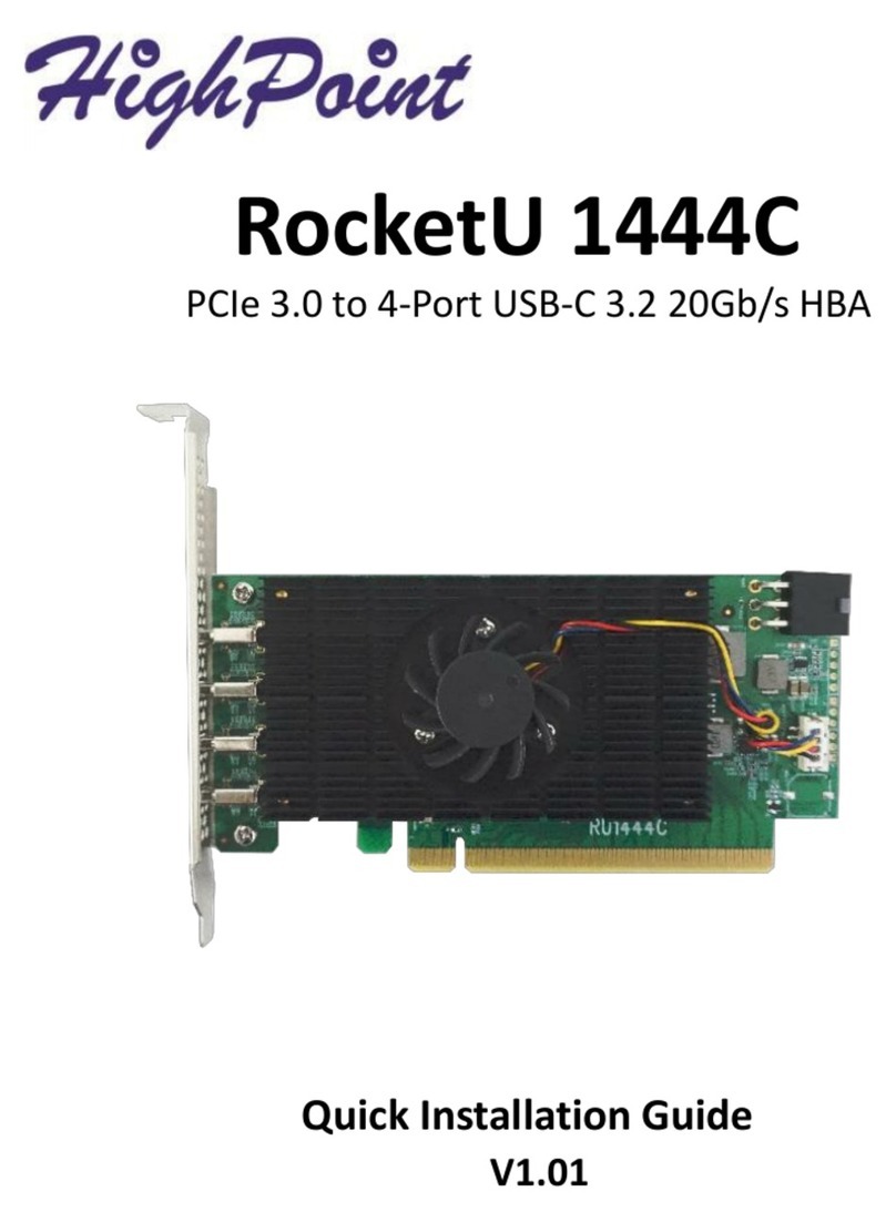 HighPoint RocketU 1444C User manual