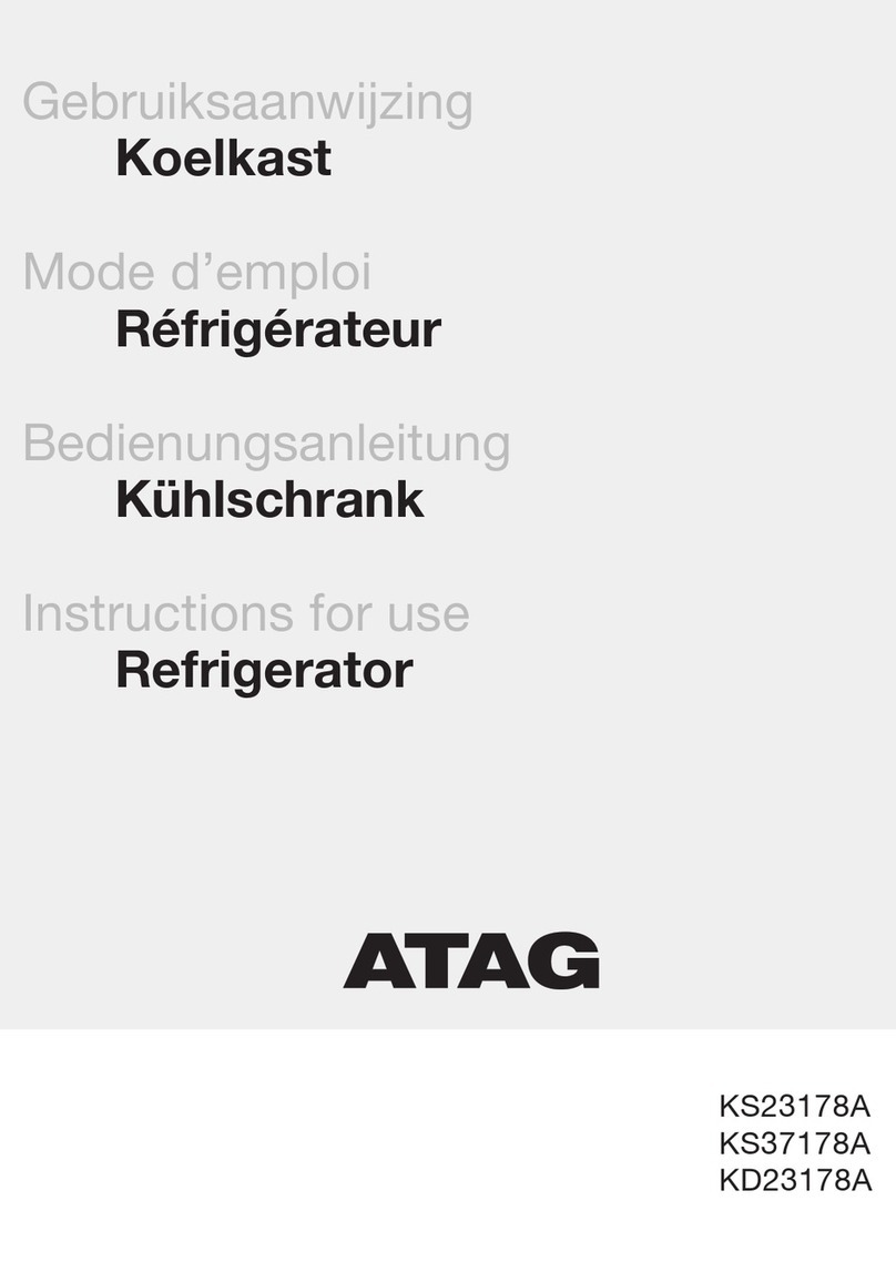 Atag KS37178A User manual