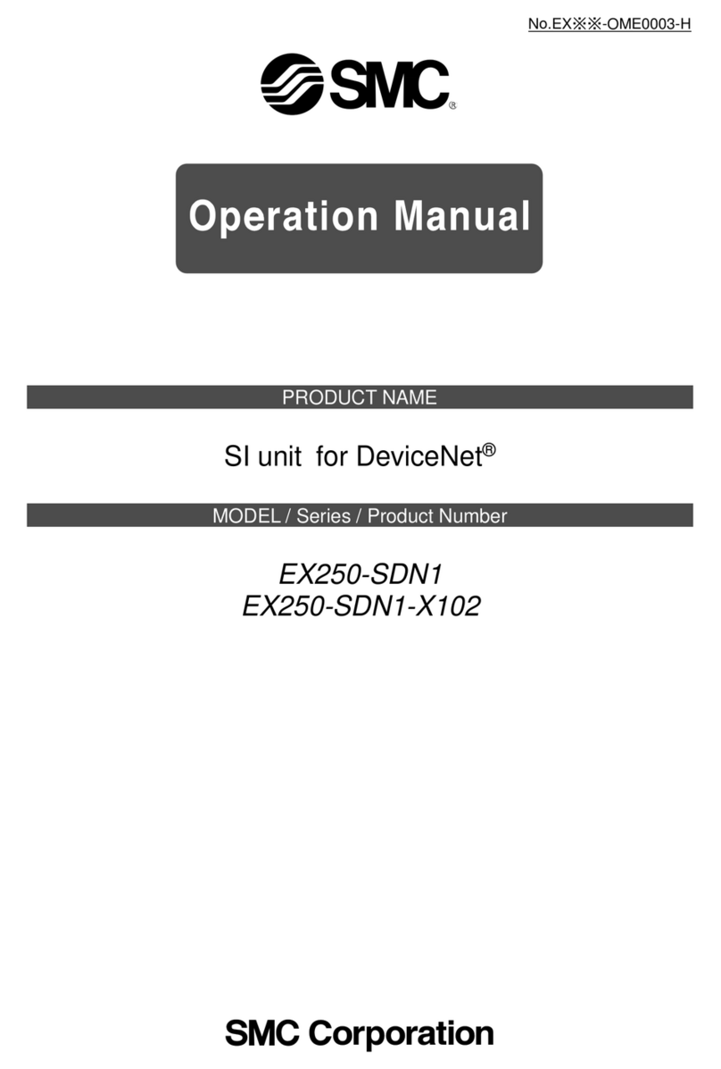 SMC Networks EX250-SDN1 Operation manual