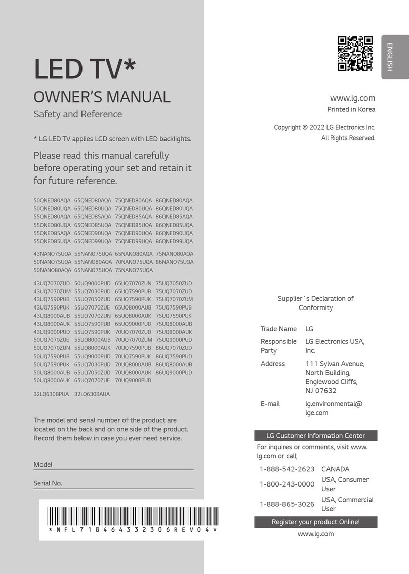 LG 65QNED80UQA User manual