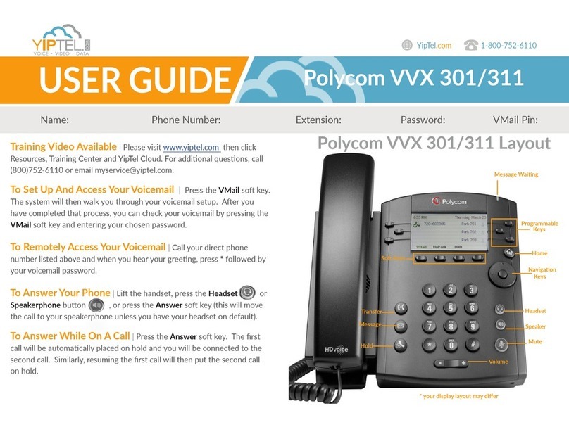 Polycom VVX 301 user guide