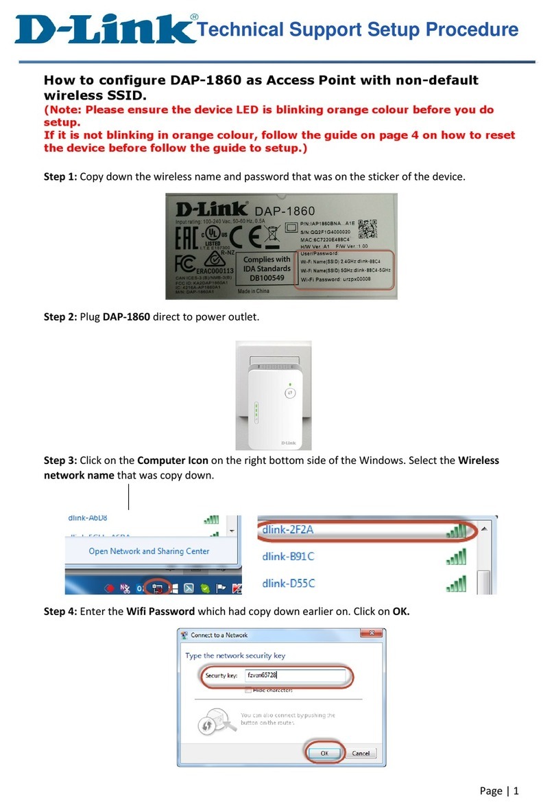 D-Link DAP-1860 Manual D-Link DAP-1860 Manual