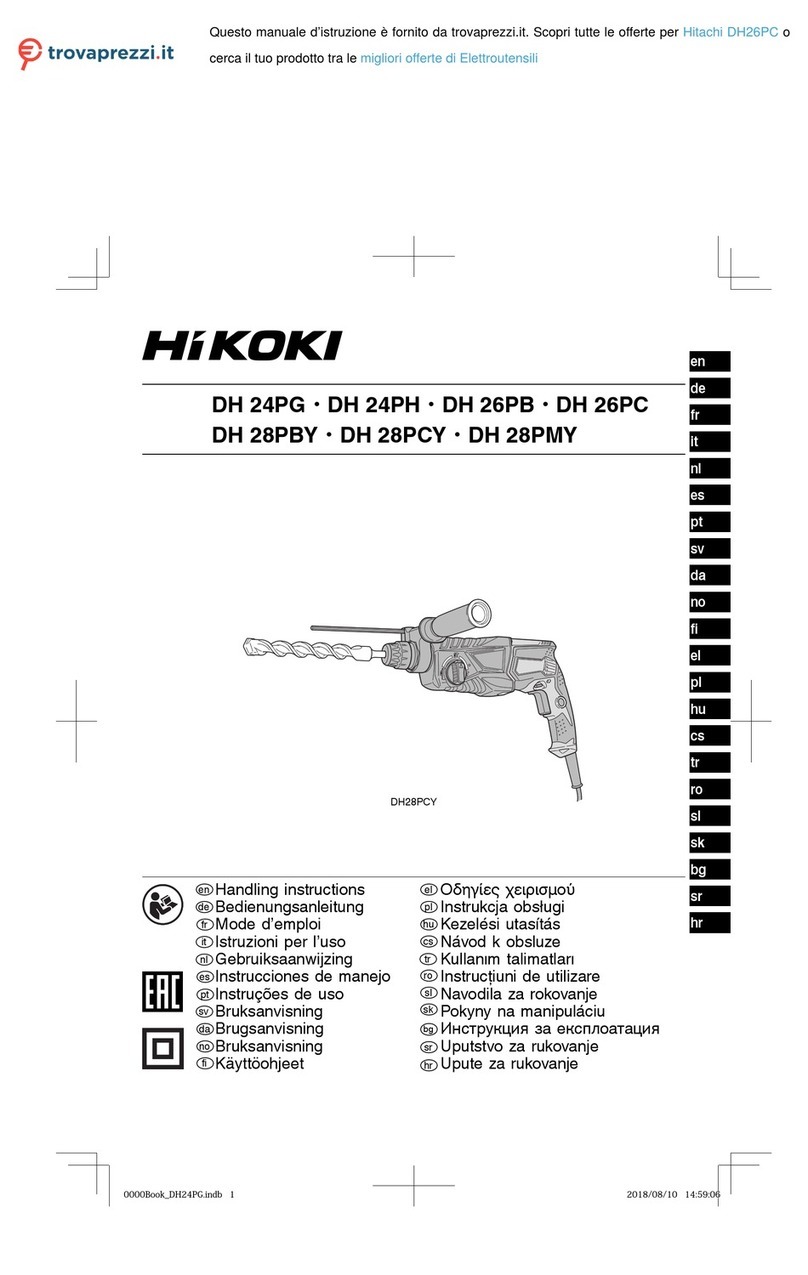 HIKOKI DH 28PCY User manual