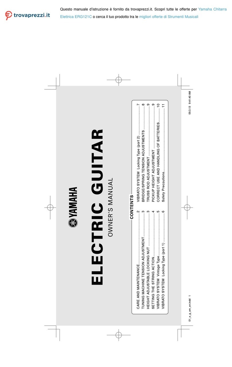 Yamaha ERG121C owner's manual