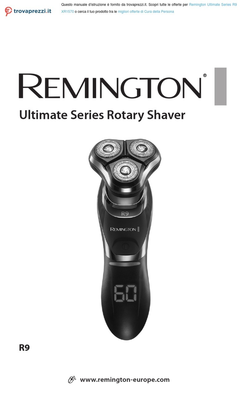 Remington Ultimate XR1570 User manual