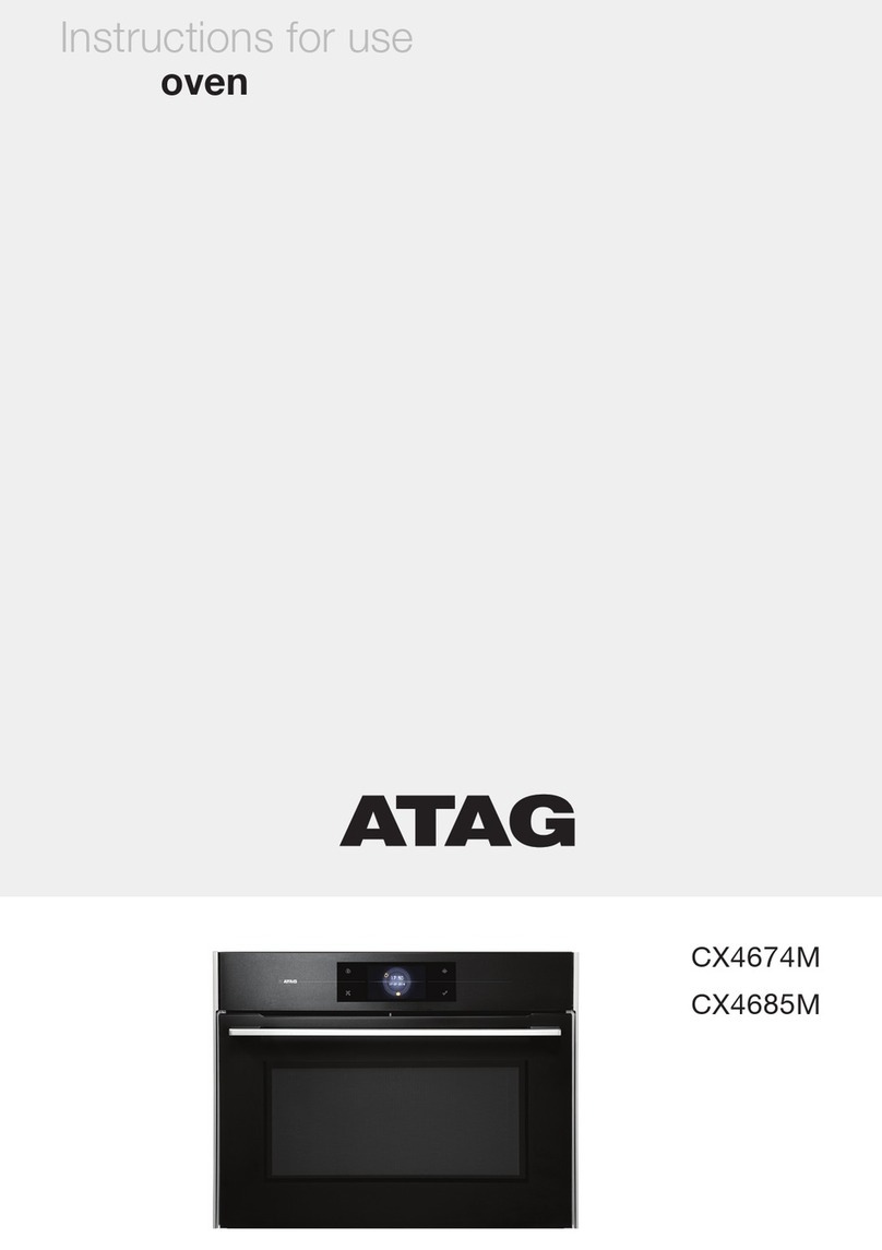 Atag CX4674M/A10 User manual