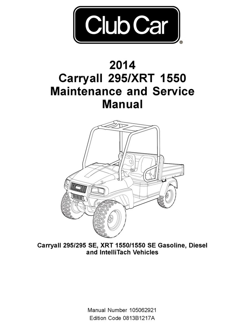 Club Car Carryall 295 2014 Maintenance and service manual Club Car Carryall 295 2014 Maintenance and service manual