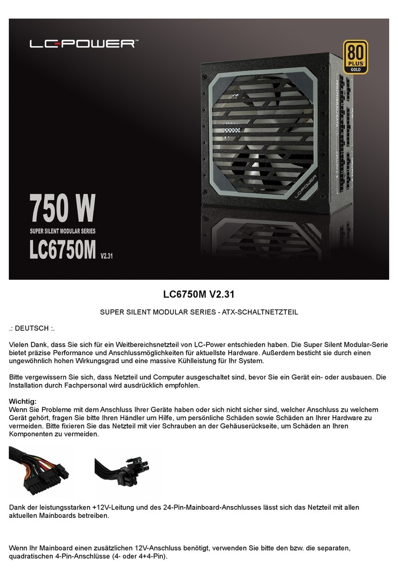 LC-POWER LC6750M User manual