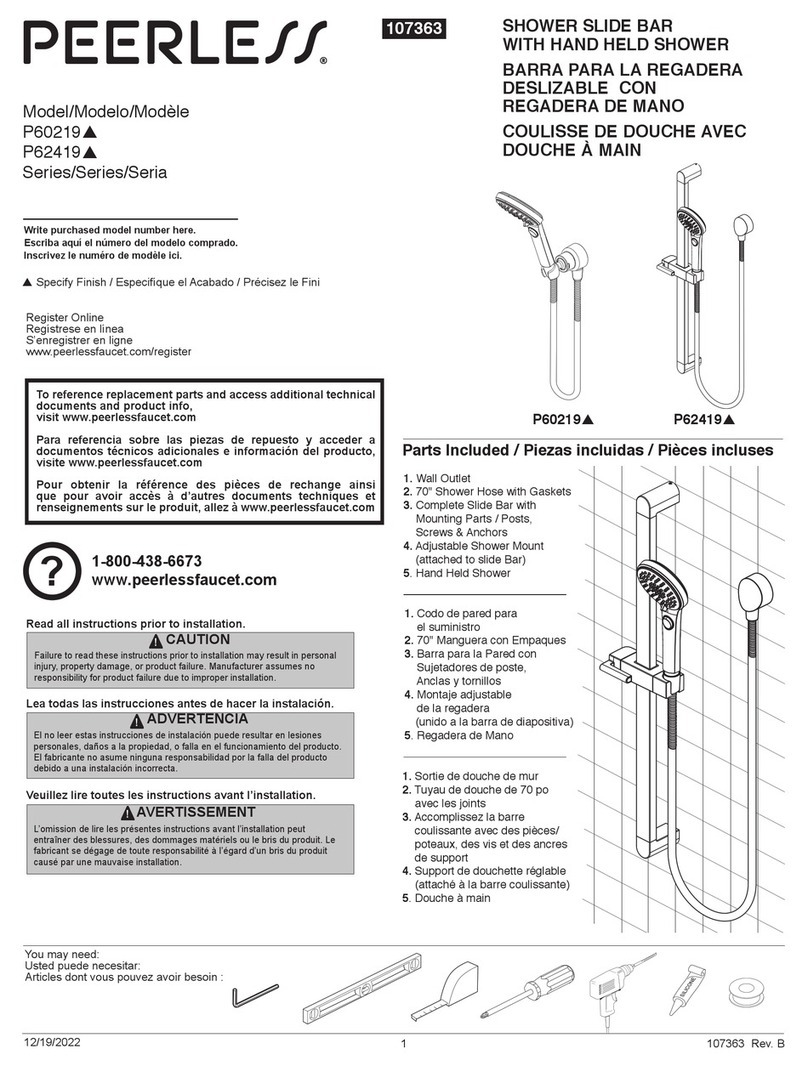 PEERLESS P60219-BL manual