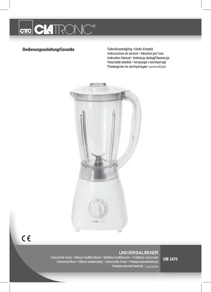 Clatronic UM 3470 instruction manual