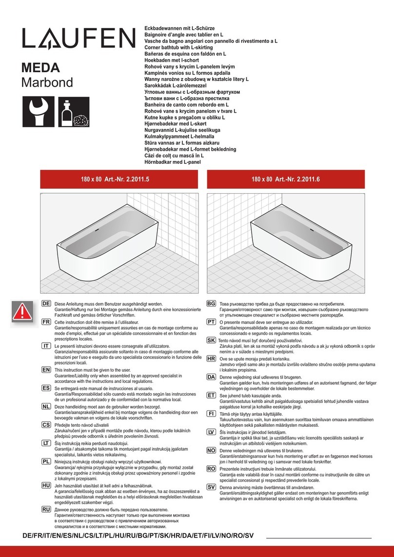 Laufen MEDA 2.2011.5 User manual