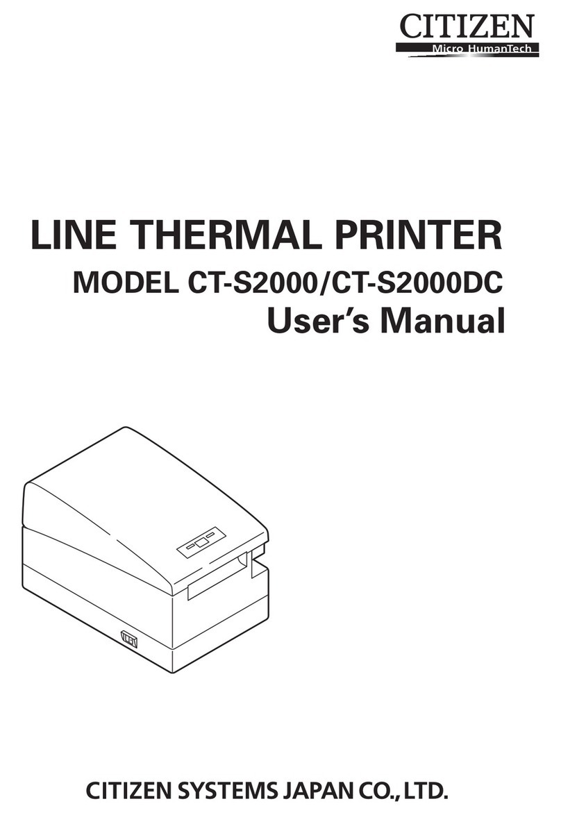 Citizen CTS2000USBBK User manual