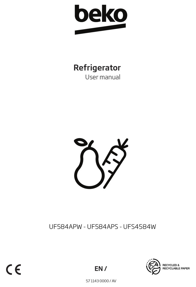 Beko UFS4584W user manual